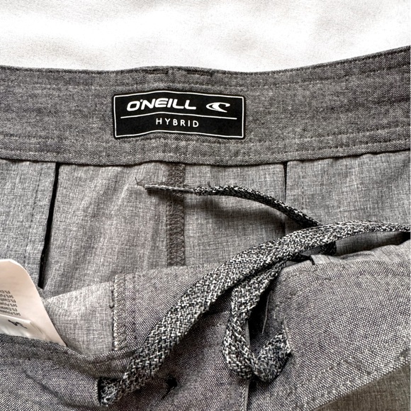 O’Neill Hybrid Hyperdry Shorts - Gray 34” - Picture 3 of 8